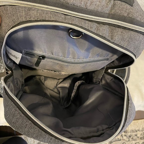 Ergobaby Bags Gently Used Ergobaby Grey Backpack Diaper Bag Poshmark